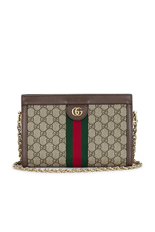 Gucci Ophidia Shoulder Bag in Brown