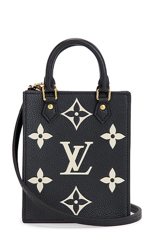Louis Vuitton Empreinte Monogram Giant Petit Sac Plat Tote Bag in Black