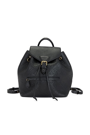 Louis Vuitton Monogram Empreinte Montsouris PM Backpack in Black