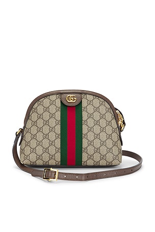 Gucci Ophidia Shoulder Bag in Brown