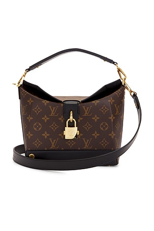 Louis Vuitton Monogram Reverse Bento Box EW Shoulder Bag in Brown