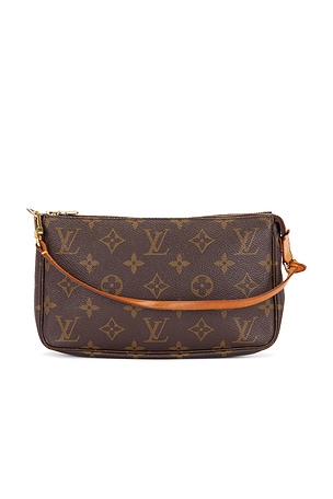 Louis Vuitton Monogram Pochette Accessoires Shoulder Bag in Brown