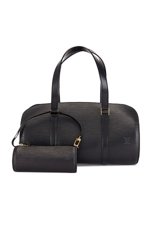 Louis Vuitton Epi Soufflot Handbag & Mini Set in Black