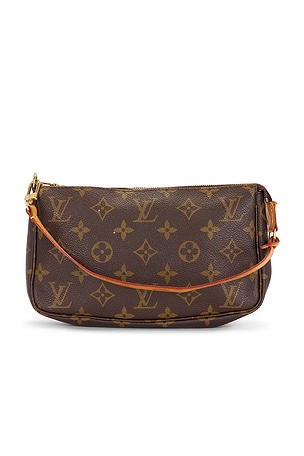 Louis Vuitton Monogram Pochette Accessoires Shoulder Bag in Brown