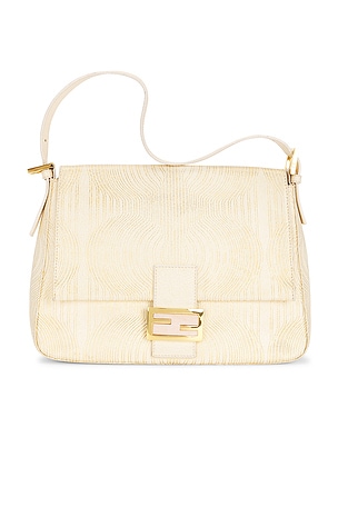 Fendi Mama Baguette Shoulder Bag in Neutral