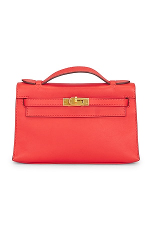 Hermes Swift Kelly Pochette in Red