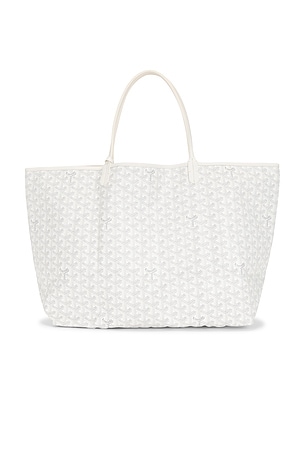 Goyard Saint Louis GM Tote Bag in White