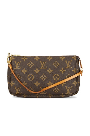 Louis Vuitton Monogram Pochette Accessoires Shoulder Bag in Brown