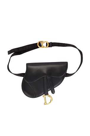 Dior Saddle Belt Bag in Black
