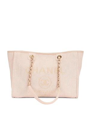 Chanel Small Deauville Tote Bag in Pink