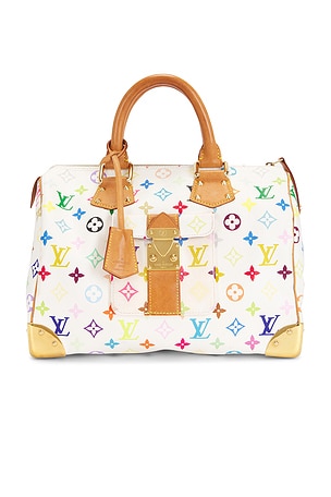 Louis Vuitton Monogram Speedy 30 Handbag in White