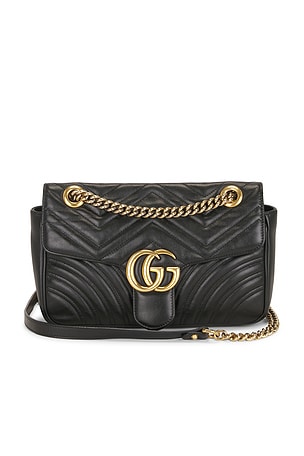 Gucci GG Marmont Shoulder Bag in Black