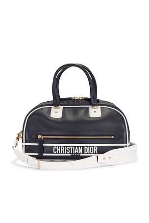 Dior Vibe Bowling Bag in Black