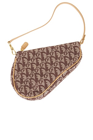 Dior Diorissimo Pochette Saddle Bag in Brown