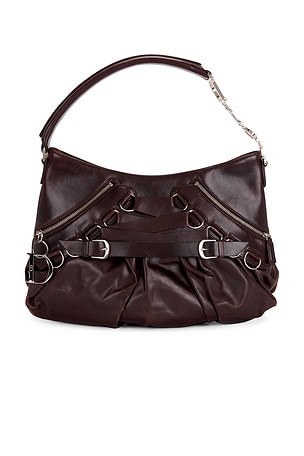 Dior Ballet Corset Shoulder Bag in Black in Brown
