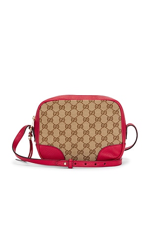 Gucci Mini Bree Messenger Bag in Red
