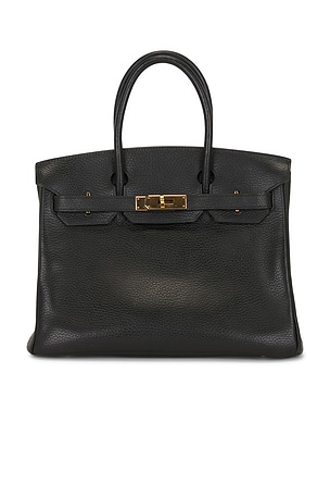 Hermes Ardennes Birkin 30 Retourne Handbag in Black