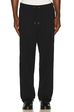 Fred Perry Cross Tape Track Pant in Black