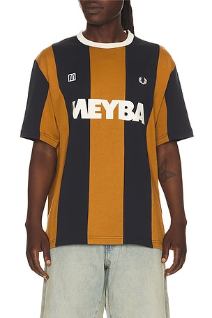 Fred Perry x Meyba T-Shirt in Brown