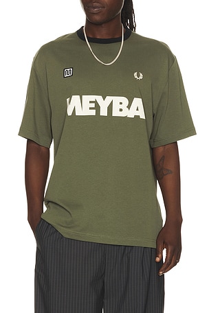 Fred Perry x Meyba Ringer T-Shirt in Green