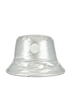 Fusalp Metallic Bucket Hat in Metallic Silver