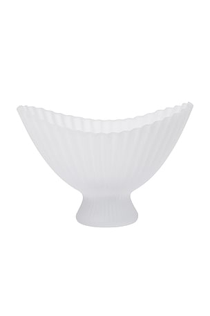 Ferm Living Fountain Glass Bowl in White