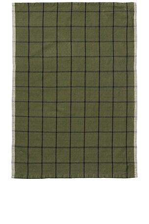 Ferm Living Hale Tea Towel in Green