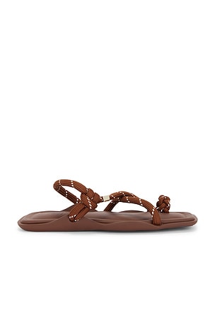 Flòwze Flo Square Sandal in Brown