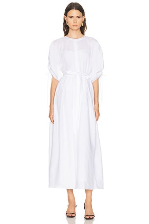 Gabriela Hearst Linnea Dress in White