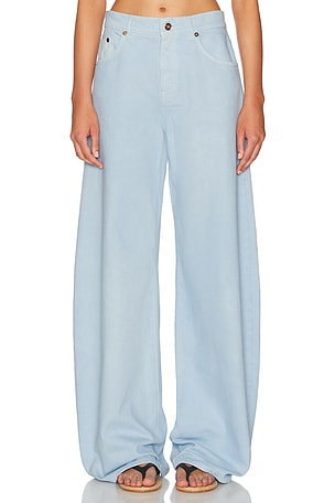 Gabriela Hearst Amoret Wide Leg in Blue