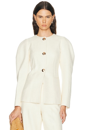 Gabriela Hearst Daelan Jacket in Cream