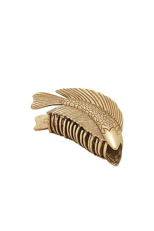Cult Gaia Neemo Hair Clip in Metallic Gold