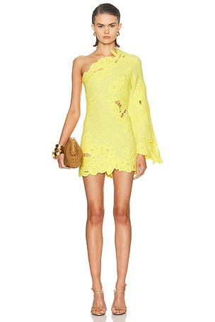 Cult Gaia Marlena Dress in Yellow