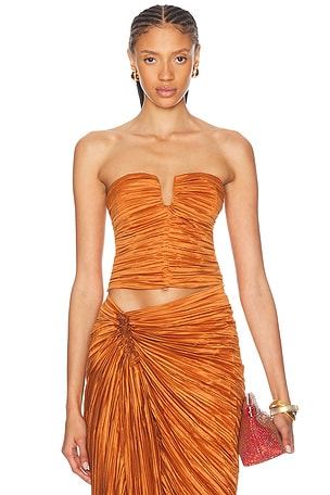 Cult Gaia Maria Top in Orange