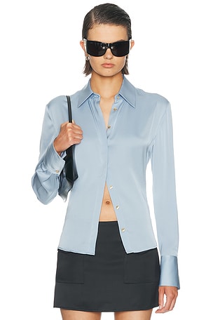 Cult Gaia Cynara Top in Baby Blue