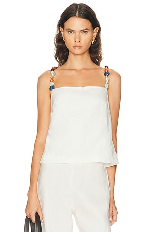 Cult Gaia Eira Top in White