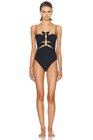 Cult Gaia Celestine One Piece Swimsuit in Black
