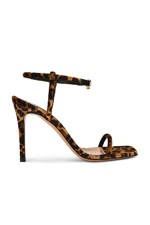 Gianvito Rossi Velluto Strappy Sandal in Brown