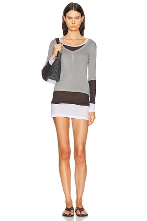 Gimaguas Gemma Mini Dress in Brown