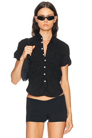 The Row Chiara Top in Black | FWRD