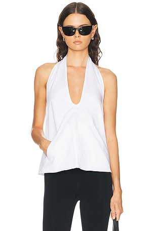 The Row Chiara Top in Black | FWRD