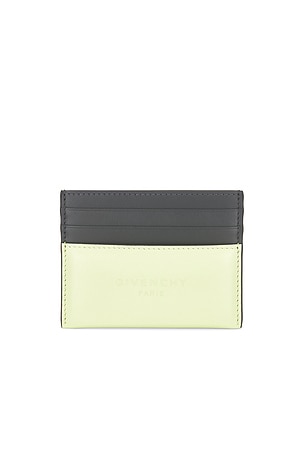 Givenchy Antigona Stamped Padded 2x3cc Card Holder in Green