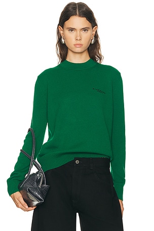 Givenchy Small Crew Neck Sweater in Green
