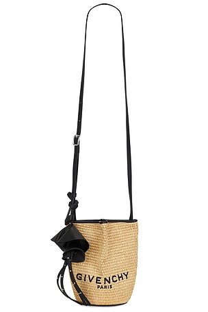 Givenchy Nano Snap Bucket Bag in Brown,Black