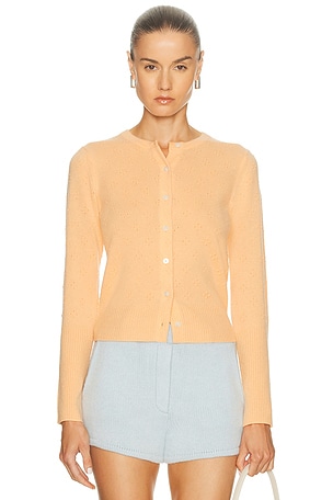 Guest In Residence Compass Jane Cardigan in Orange