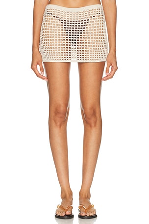 HAIGHT. Sheila Knit Skirt in Ivory