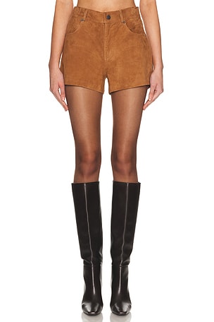 Haikure Brit Suede Short in Tan