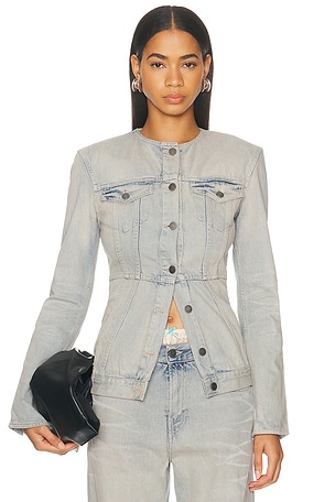 Haikure Temple Jacket in Blue