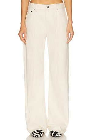 Helmut Lang Ski Straight Leg in Ivory