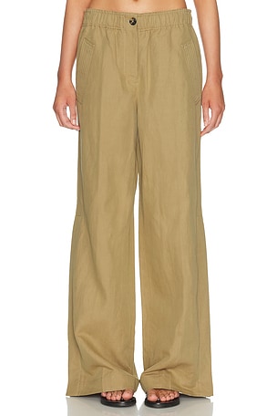 Helmut Lang Trench Pant in Brown
